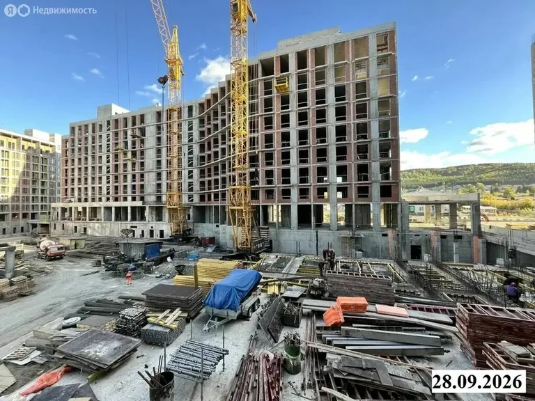 Ход строительства, сентябрь 2026